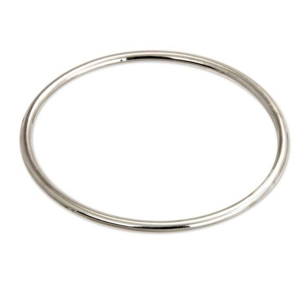 Alternate image for Unique Sterling Silver Bangle Bracelet Moon Glow