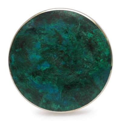 Alternate image for Chrysocolla and Sterling Silver Ring Peru Planet