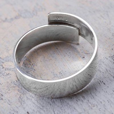 Alternate image for Sterling Silver Handcrafted Ring Take My Hand