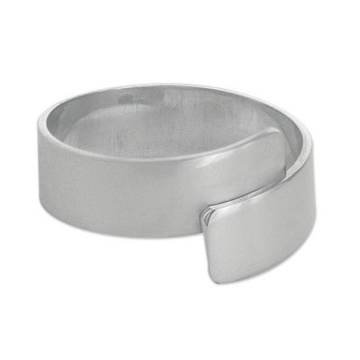 Alternate image for Sterling Silver Handcrafted Ring Take My Hand