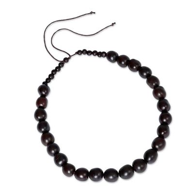 Alternate image for Beaded Statement Necklace Handcrafted in Colombia Tagua Beauty