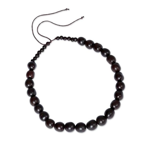 Alternate image for Beaded Statement Necklace Handcrafted in Colombia Tagua Beauty
