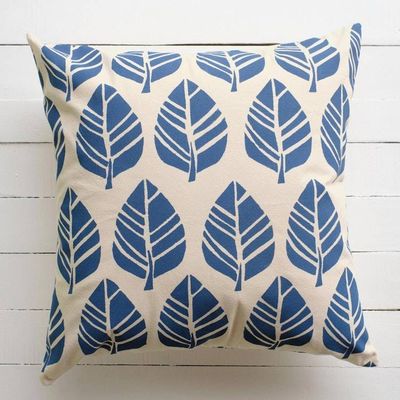 Alternate image for Leaf Print Cushion Cover from Fiji Tavola