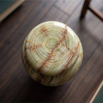 Alternate image for Natural Onyx Keepsake Urns for Human Ashes | Memorial Cremation Urn for Remembrance, Extra-small & Small Sizes