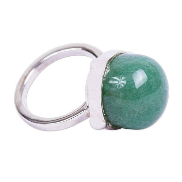 Alternate image for Natural Aventurine Ring Taxco Beacon