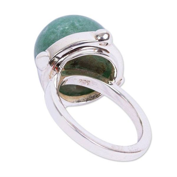 Alternate image for Natural Aventurine Ring Taxco Beacon