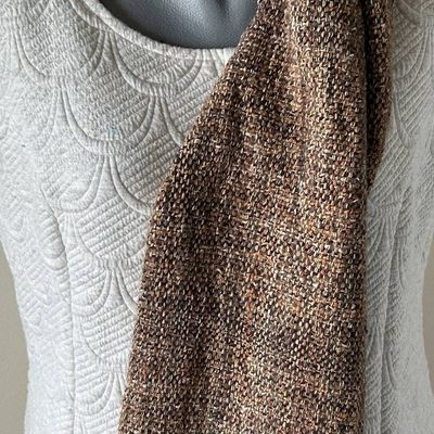 Primary image for Handwoven multi-yarn winter scarf
