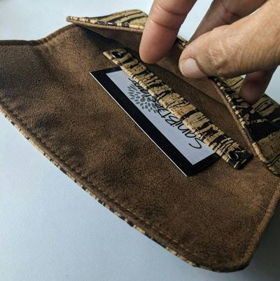 Alternate image for Wallet with Inner Card Pocket in Cork - My Simple Wallet
