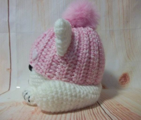 Alternate image for Amigurumi Fat Cat in Pink