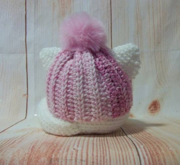 Alternate image for Amigurumi Fat Cat in Pink