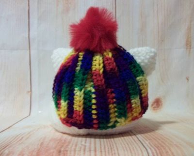 Alternate image for Amigurumi Fat Cat in Rainbow
