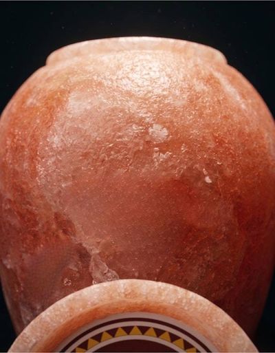 Alternate image for Mini Pink Himalayan Salt Keepsake Urns for Ashes | Eco Friendly Water Soluble Memorial Urn