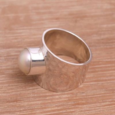 Alternate image for Cultured Pearl Cocktail Ring Crafted in Indonesia Gleaming Fate