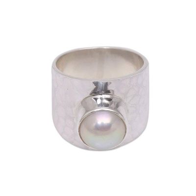 Alternate image for Cultured Pearl Cocktail Ring Crafted in Indonesia Gleaming Fate