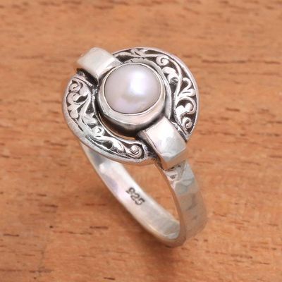 Primary image for Circular Cultured Pearl Cocktail Ring from Java Circular Glow