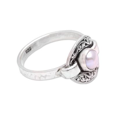 Alternate image for Circular Cultured Pearl Cocktail Ring from Java Circular Glow