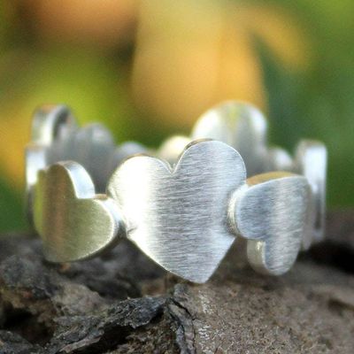 Primary image for Sterling Silver Heart Ring Much Love