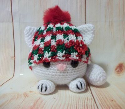 Alternate image for Amigurumi Fat Cat Christmas