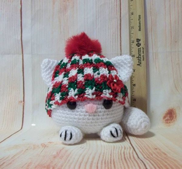 Alternate image for Amigurumi Fat Cat Christmas