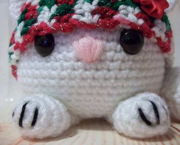 Alternate image for Amigurumi Fat Cat Christmas