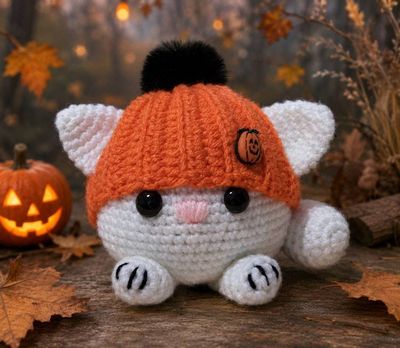 Alternate image for Amigurumi Halloween Fat Cat