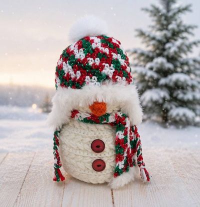 Alternate image for Cool Crochet Christmas Snowman