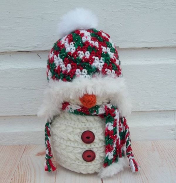 Alternate image for Cool Crochet Christmas Snowman
