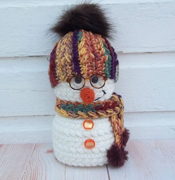 Alternate image for Cool Crochet Snowman Autumn
