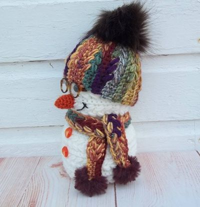 Alternate image for Cool Crochet Snowman Autumn
