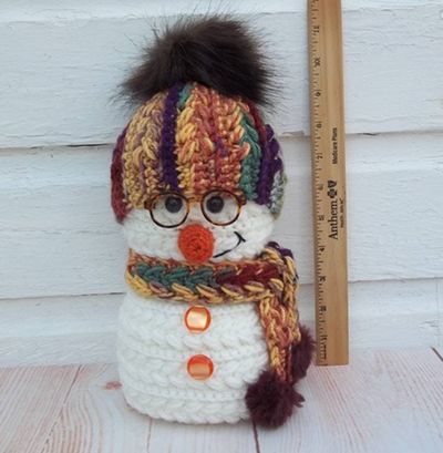 Alternate image for Cool Crochet Snowman Autumn