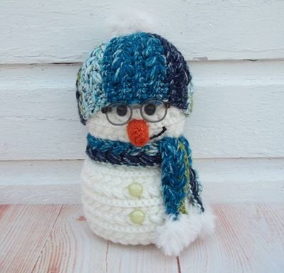 Alternate image for Cool Crochet Snowman Nova Scotian Sky