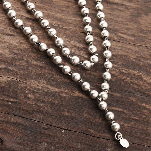 Alternate image for Long Sterling Silver Y-Necklace On Reflection