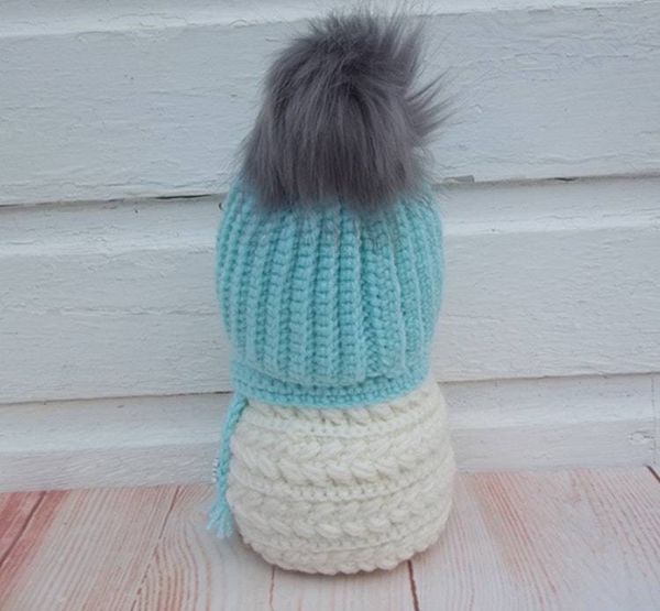 Alternate image for Cool Crochet Snowman in Aqua