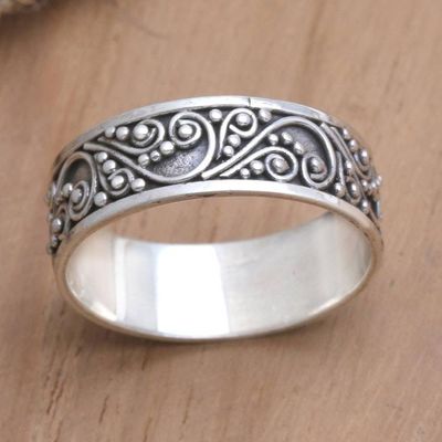 Primary image for Hand Crafted Sterling Silver Band Ring Little Wonder
