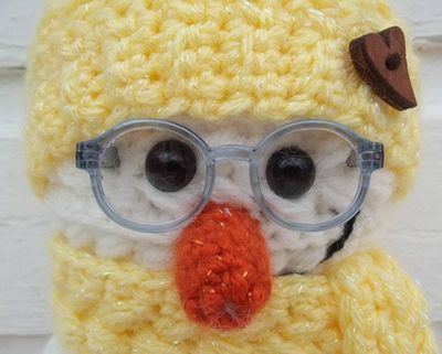 Alternate image for Cool Crochet Snowman in Yellow