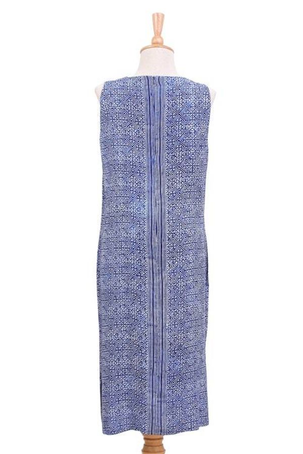 Alternate image for Hmong Batik Cotton Sheath Dress New Tradition