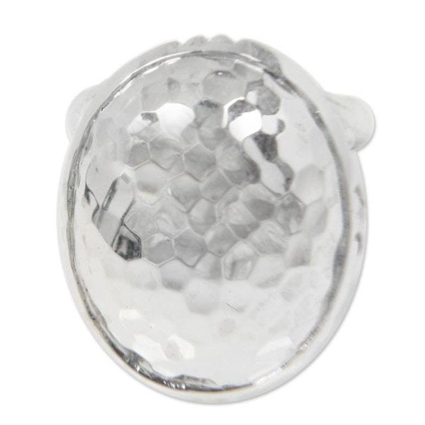 Alternate image for Sterling Silver Domed Ring Hand Crafted from Bali Jewelry Plateau
