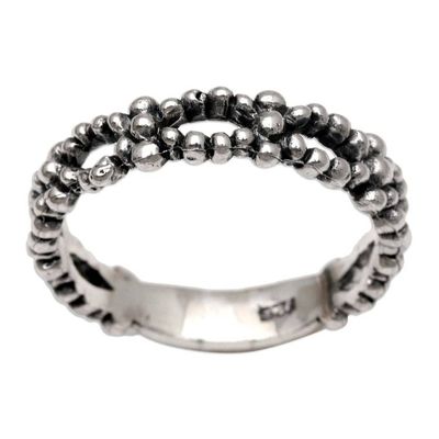 Alternate image for Artisan Crafted Sterling Silver Band Ring Cherished One