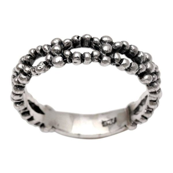 Alternate image for Artisan Crafted Sterling Silver Band Ring Cherished One