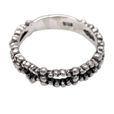 Alternate image for Artisan Crafted Sterling Silver Band Ring Cherished One