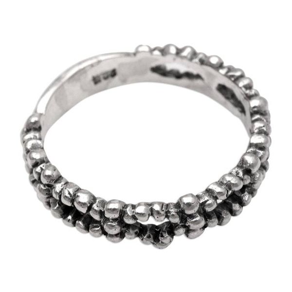 Alternate image for Artisan Crafted Sterling Silver Band Ring Cherished One
