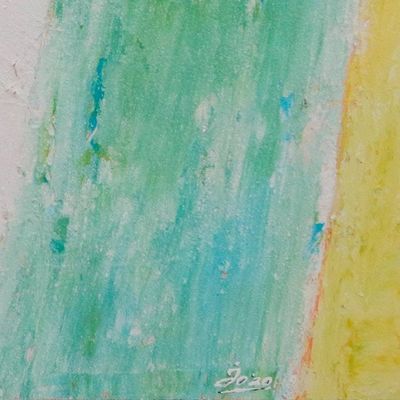 Alternate image for Original Abstract Acrylic on Canvas Artwork Waterfall