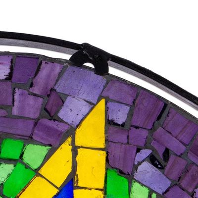 Alternate image for Multicolored Glass Star Mosaic Star of Hope