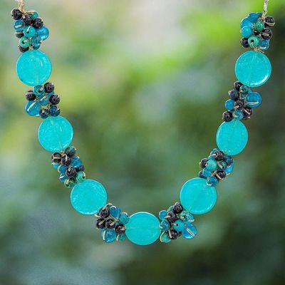 Primary image for Thai Quartz and Serpentine Beaded Necklace Into the Oracle