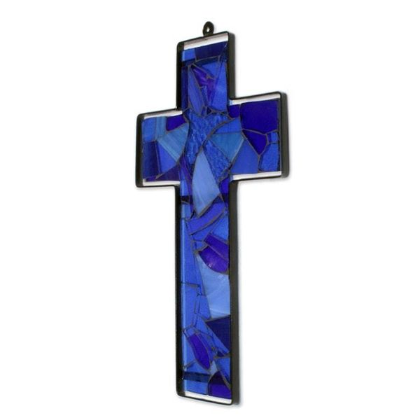 Alternate image for Stained glass cross Holy Spirit