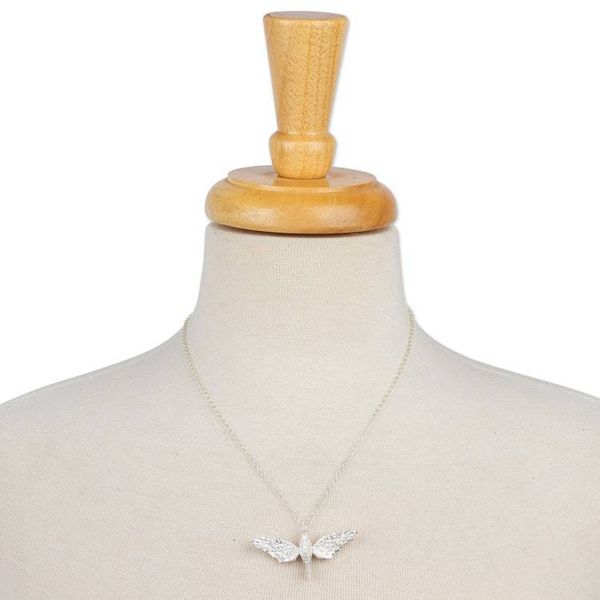 Alternate image for Artisan Crafted Hummingbird Necklace Fast Flight