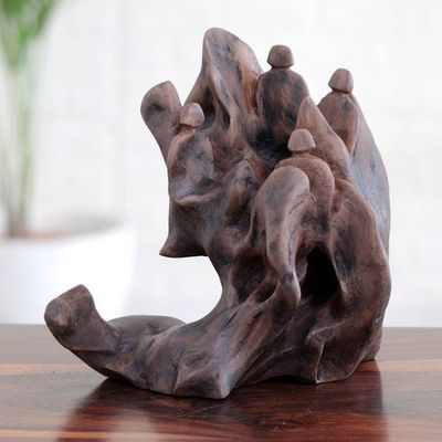 Primary image for Signed One of a Kind Sculpture of Reclaimed Deodar Cedar Fun with Nature