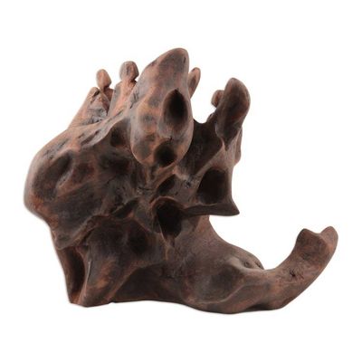 Alternate image for Signed One of a Kind Sculpture of Reclaimed Deodar Cedar Fun with Nature