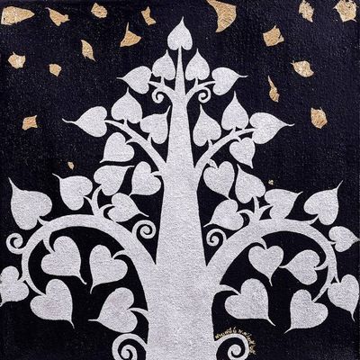 Primary image for Thai Traditional Art Buddhist Faith Painting Modern Bodhi