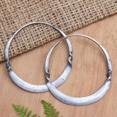 Primary image for Artisan Crafted Endless Hoop Earrings Forge